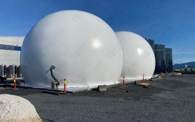 挪威 化肥和海洋廢物處理膜氣柜